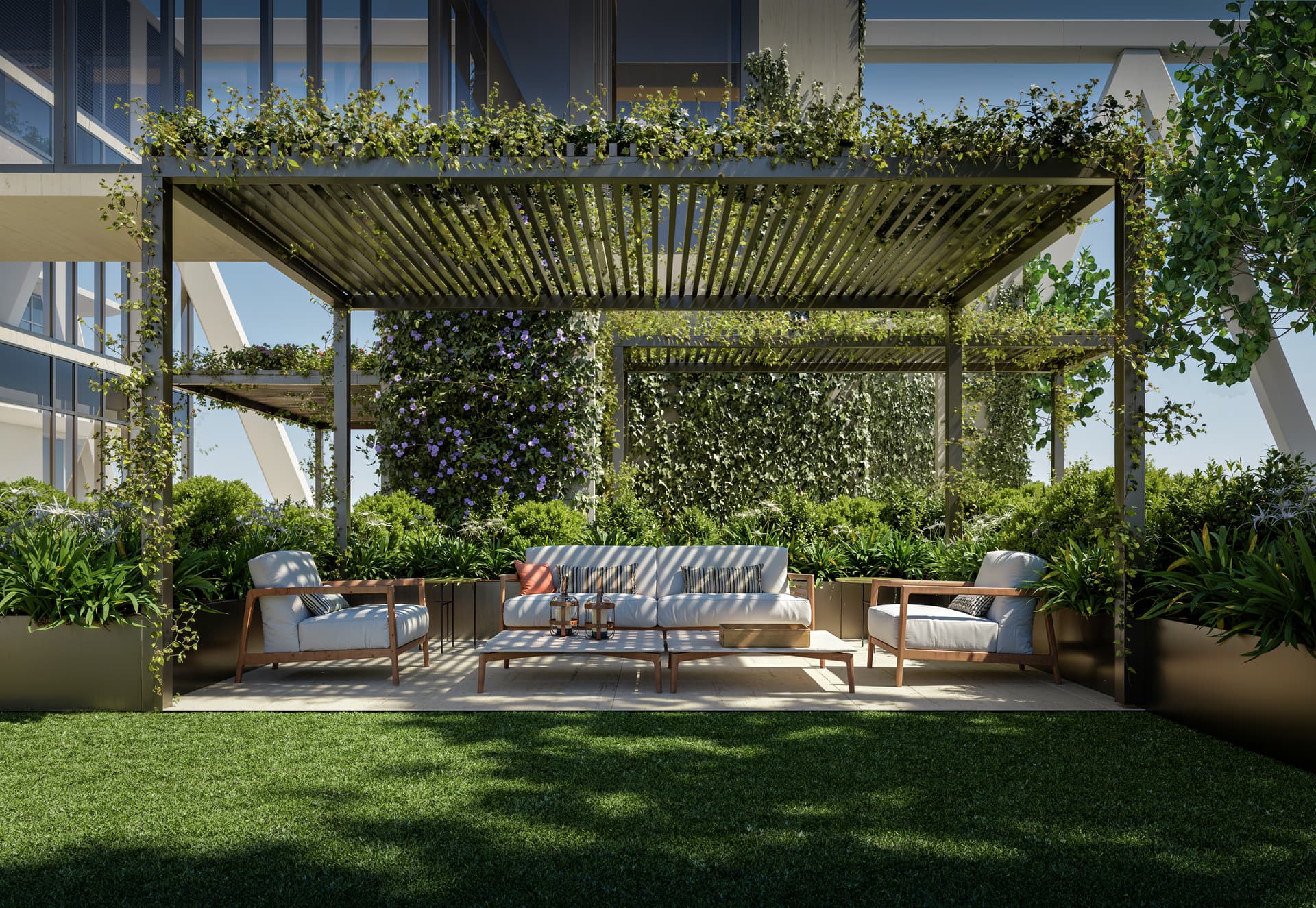 L34 Pergola Lounge at HQ Residences Miami
