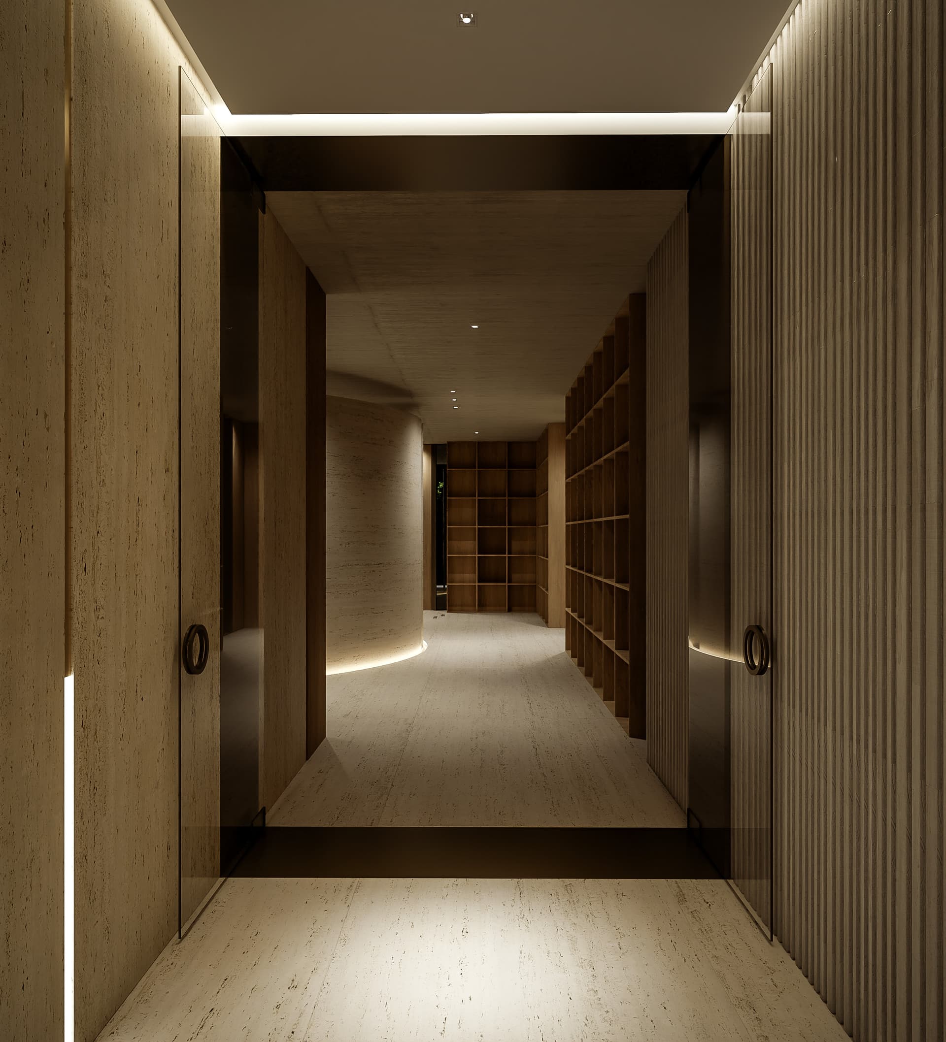 L34 Spa Corridor at HQ Residences Miami