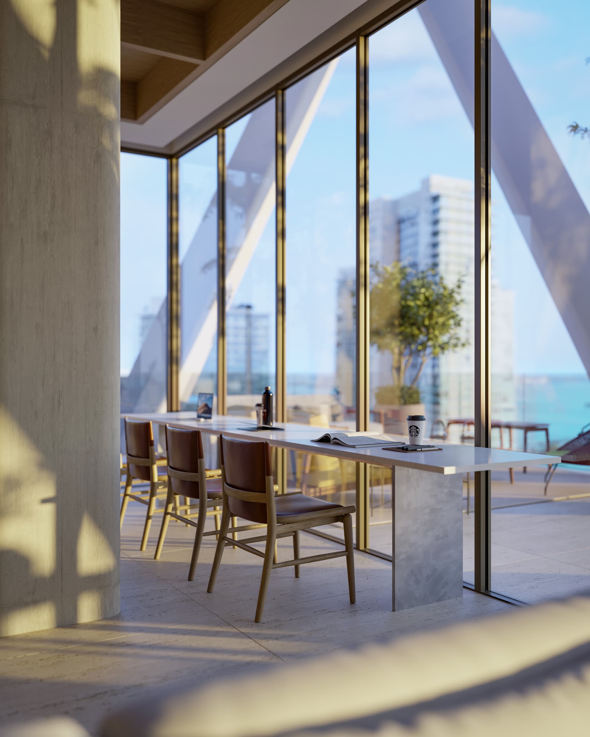 L35 Collaboration Space at HQ Residences Miami