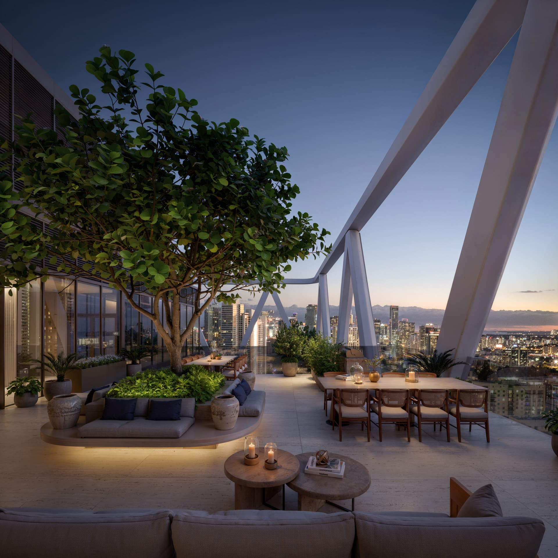 Rooftop Terrace at HQ Residences Miami